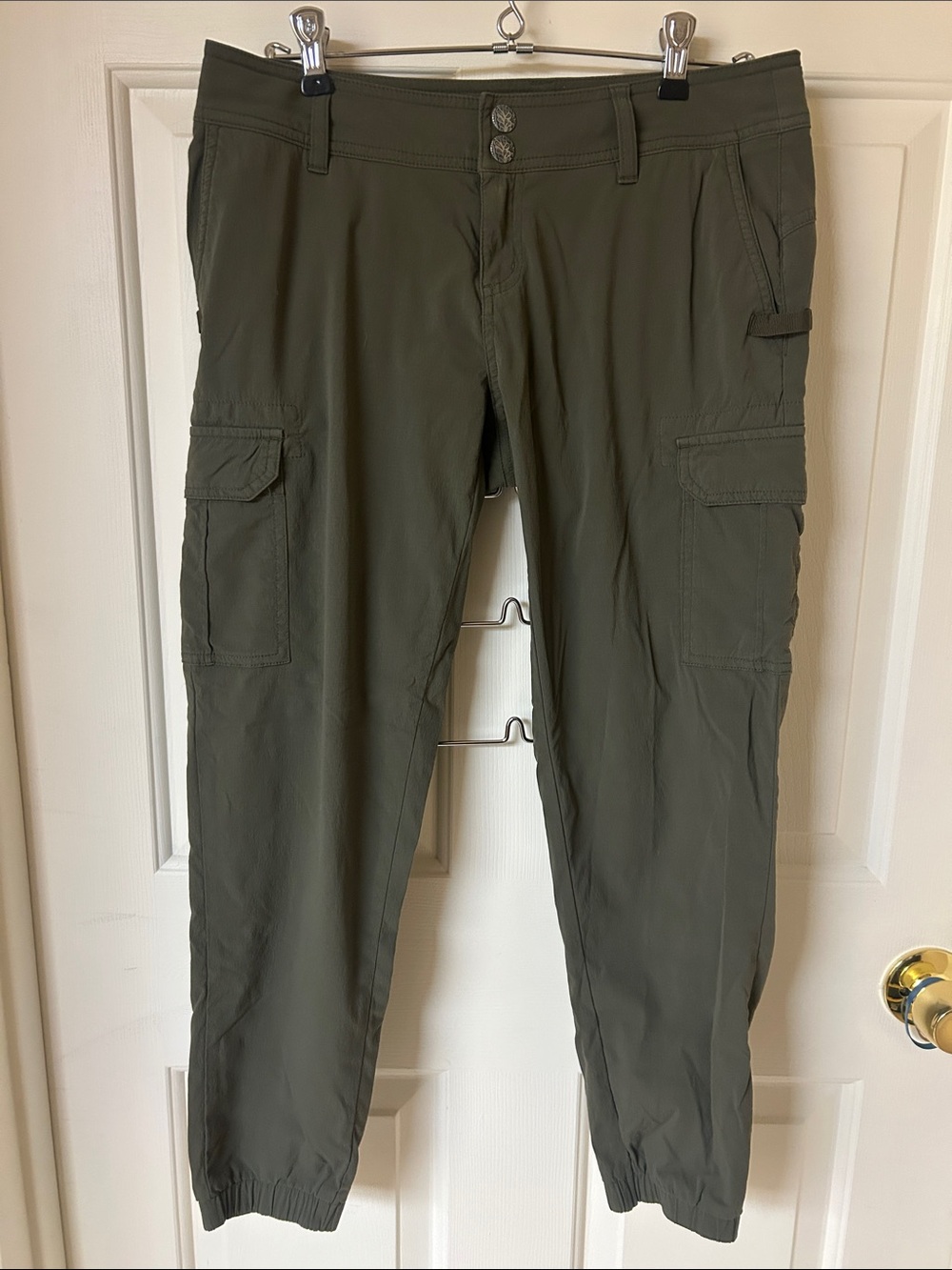 Prana Olive Utility Cargo Joggers